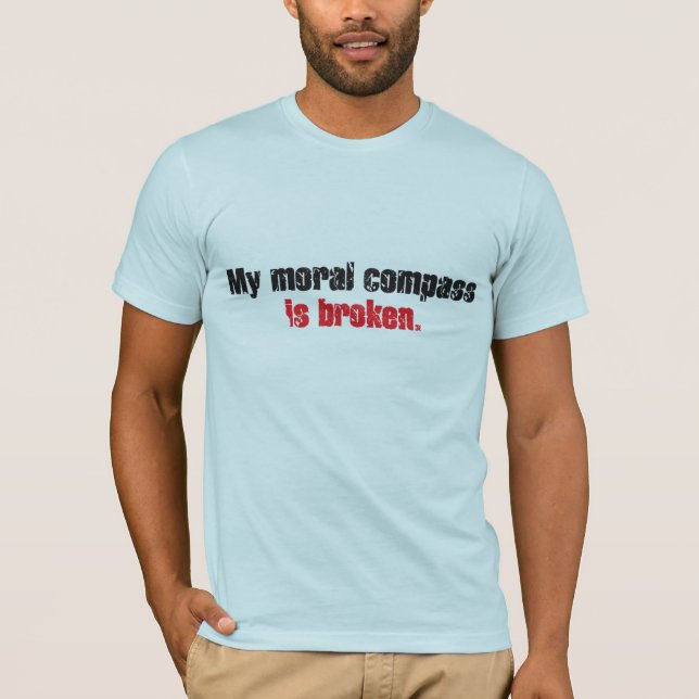 T-shirt Boussole morale (Devant)