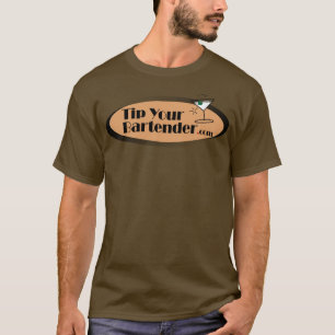 T-shirt Bout de brun de classique votre Bartender.com T
