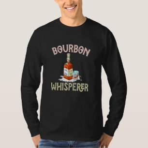 T-shirt Bouteille Bourbon Bouteille Graphique De Whisky Av