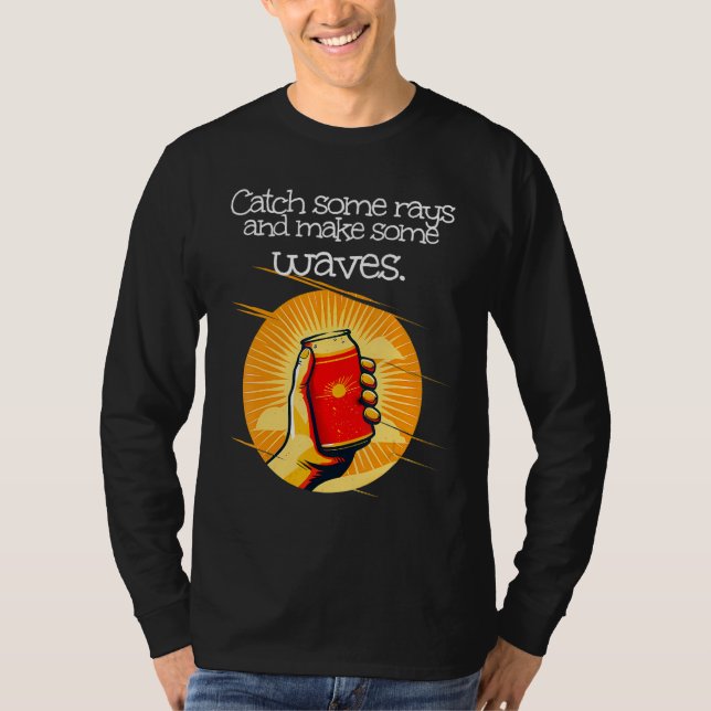 T-shirt Bouteille de boisson gazeuse cool pour attraper qu (Devant)
