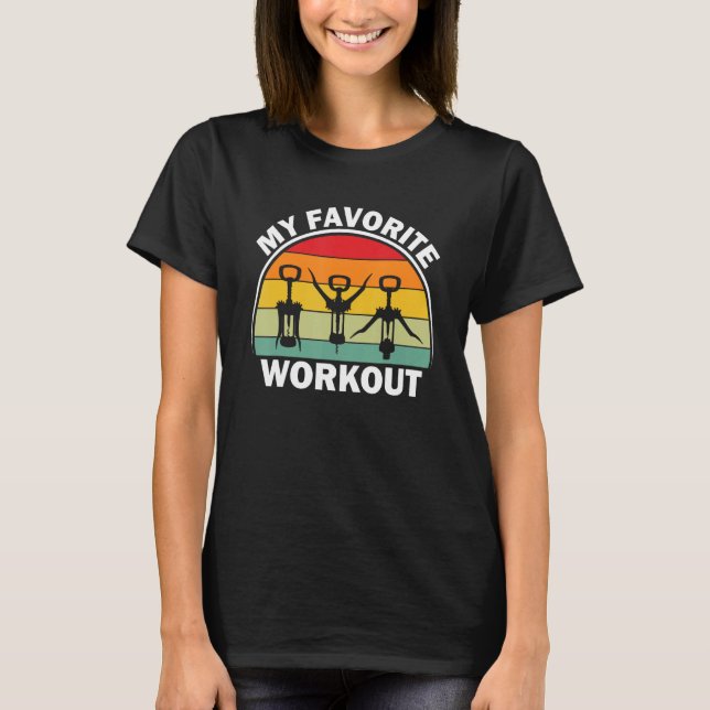 T-shirt Bouteille de bouteille de bouchon Ouverture Mon bo (Devant)