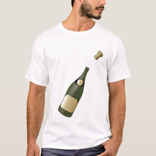 T-shirt bouteille de champagne