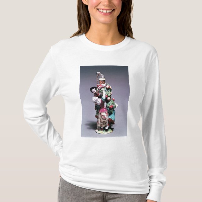T-shirt Bouteille de Chelsea dépeignant une mère et des (Devant)