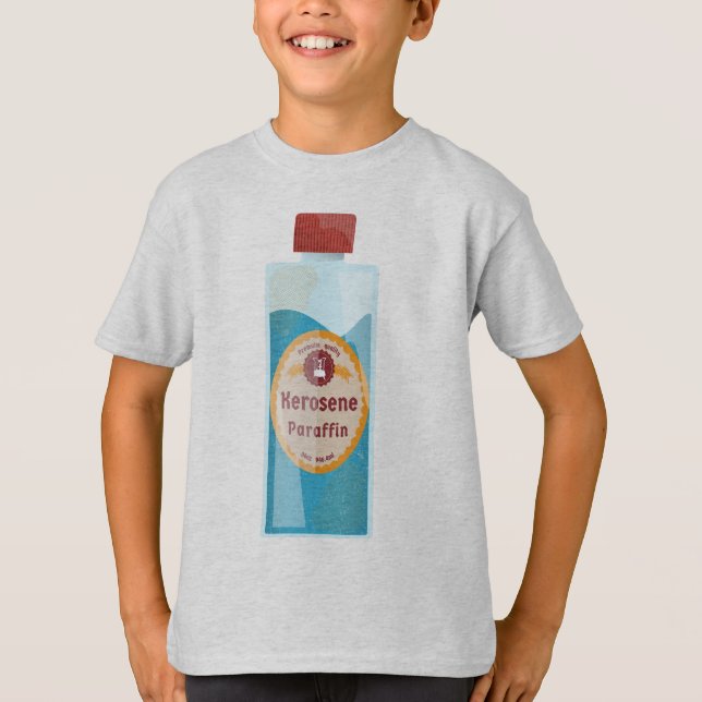 T-shirt Bouteille de kérosène Paraffine (Devant)