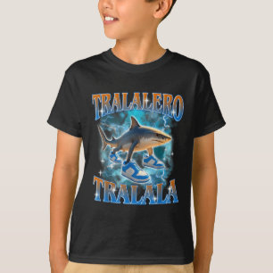 T-shirt Bouteille de mème de requin Tralalero Tralala