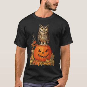 T-SHIRT BOUTEILLE DE NUIT SUR HALLOWEEN CITROUILLE ET AUTO