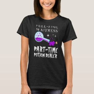 T-shirt Bouteille de potion Costume de serveuse gothique H