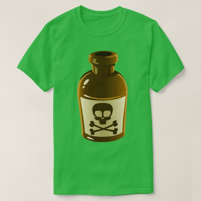 T-shirt Bouteille de potion d'alchimie (Design devant)