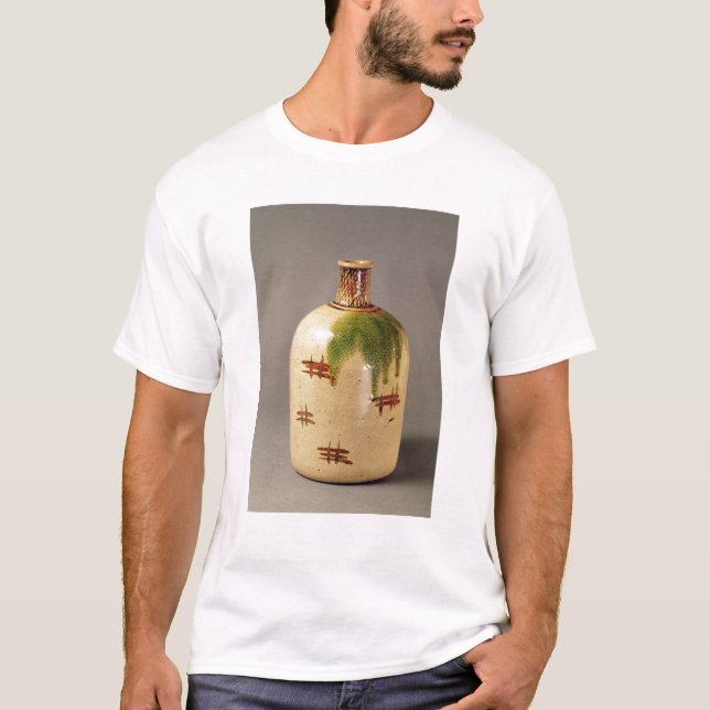 T-shirt Bouteille de saké, d'Oribe (Devant)