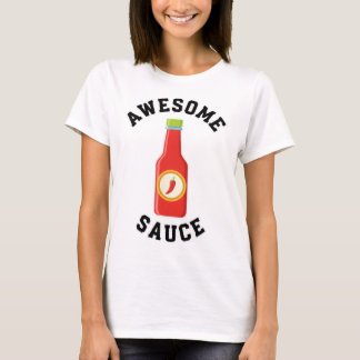 T-shirt Bouteille de Sauce Awesome au Poulet