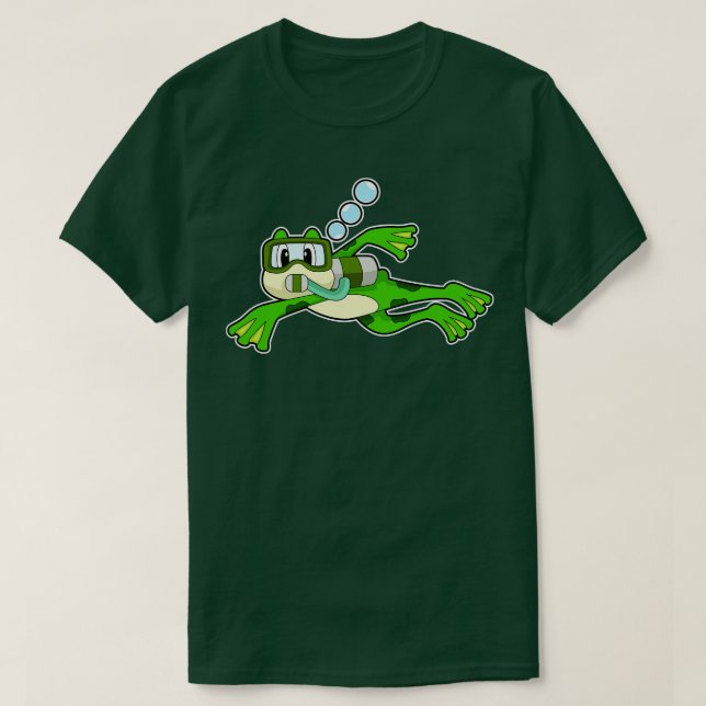 T-shirt Bouteille d'oxygène du foie de grenouille (Design devant)