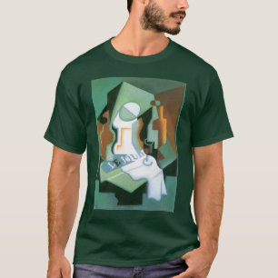 T-shirt Bouteille et Compotier de fruits par Juan Gris, Cu