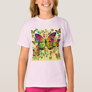 T-SHIRT BOUTEILLES DE PRINTEMPS NATURE COLORÉE