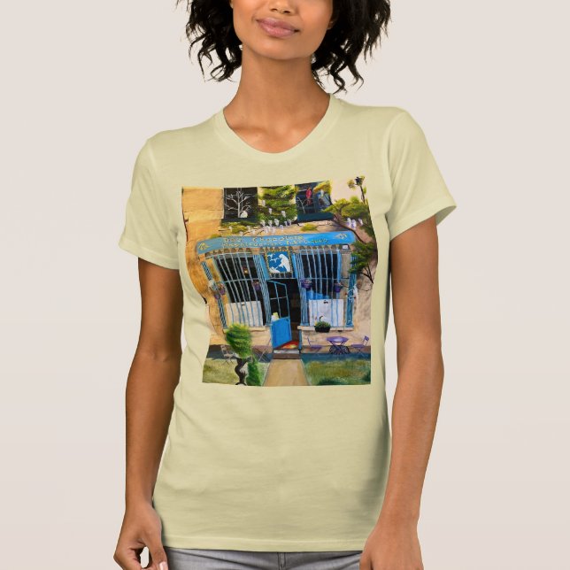 T-shirt Boutique De Chocolat Parisien, Par Gary Poling (Devant)