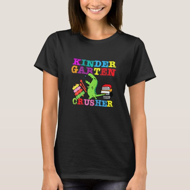 T-shirt Boutique de jardin d'enfants de Dinosaur (Devant)