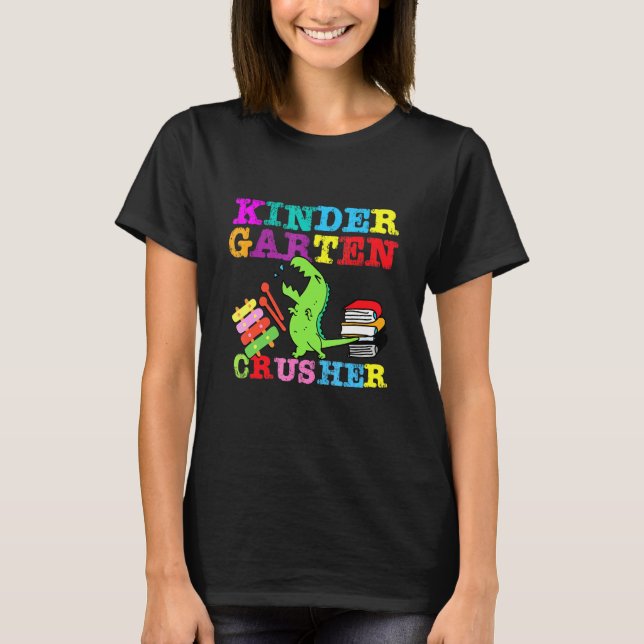 T-shirt Boutique de jardin d'enfants de Dinosaur (Devant)