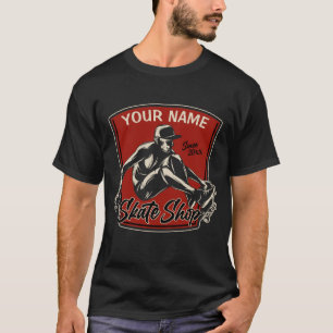 T-shirt Boutique de patinage personnalisée Grab Trick Skat