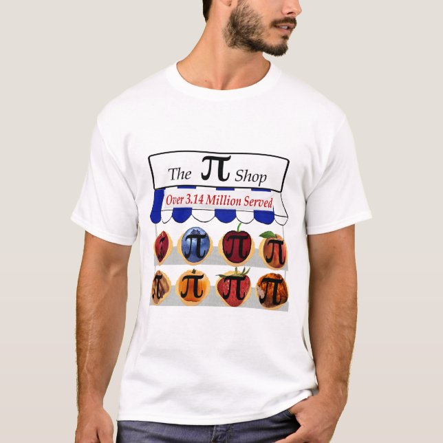 T-shirt Boutique de Pi (Devant)