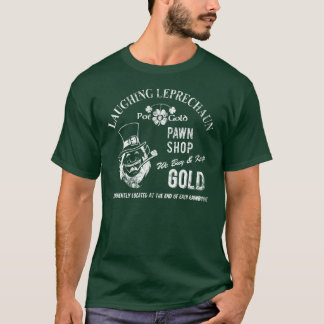T-shirt Boutique de prêteur sur gages riante de lutin