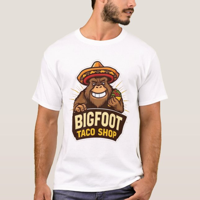 T-shirt Boutique de tacos Bigfoot (Devant)