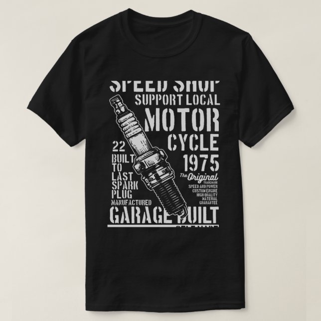 T-SHIRT BOUTIQUE MOTORCYCLE (Design devant)