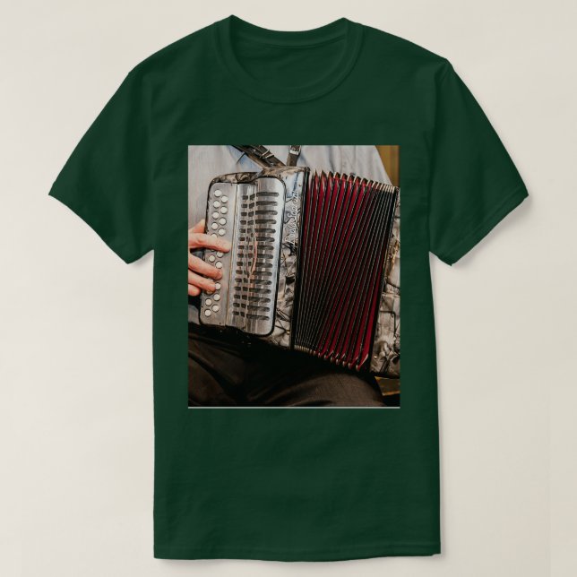 T-shirt Bouton Accordion 2 graphique  (Design devant)