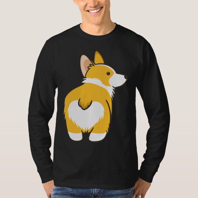 T-shirt Bouton Coeur Corgi (Devant)