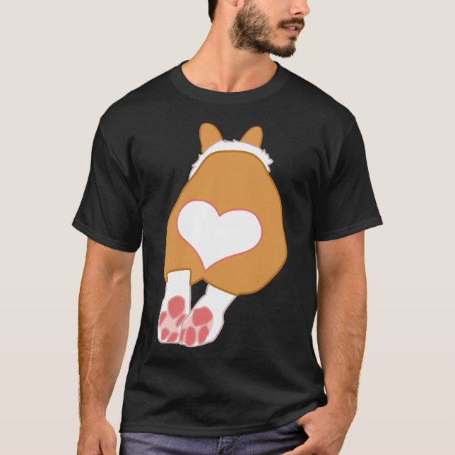 T-shirt Bouton Coeur Corgi 963 (Devant)