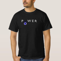 T-Shirt Bouton d'Alimentation | Minimaliste Gamer