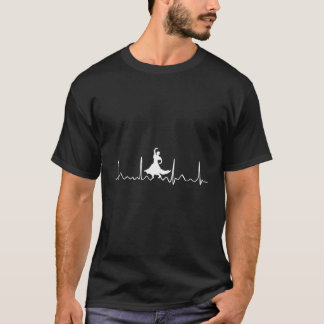 T-shirt Bouton de coeur de la danseuse flamenco