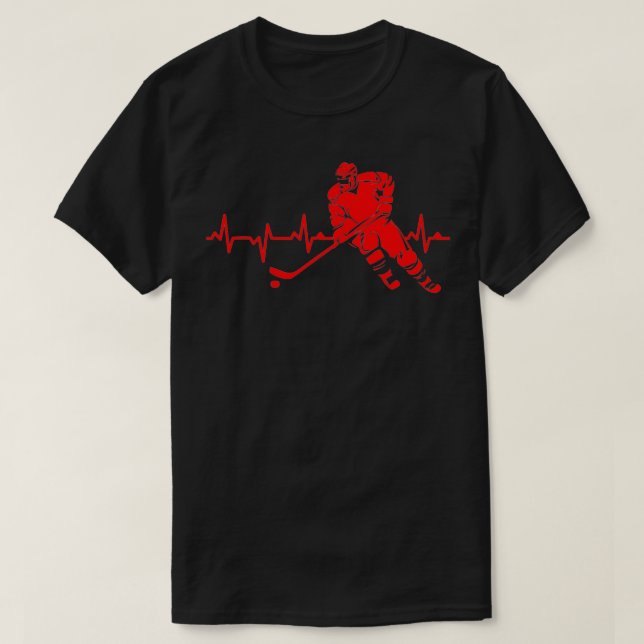 T-shirt Bouton de hockey (Design devant)