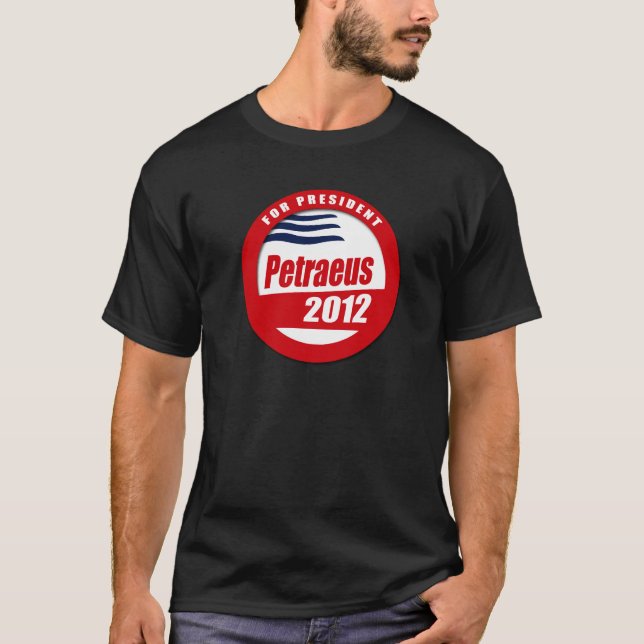 T-shirt Bouton de Petraeus 2012 (Devant)
