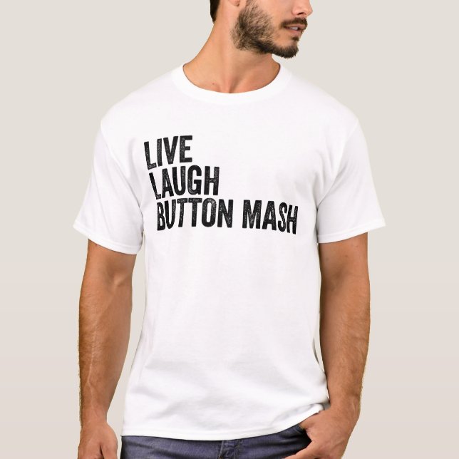 T-shirt Bouton de rire en direct Noob Jeu vidéo Noob (Devant)