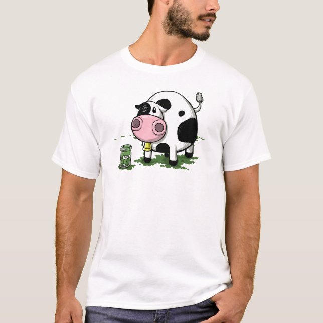 T-shirt Bouton de vache (Devant)