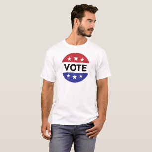 T-shirt Bouton de vote 6 étoiles