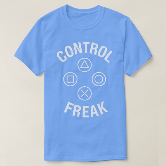 T-shirt Bouton du contrôleur de la console de jeu vidéo de (Design devant)