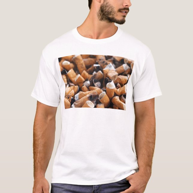 T-shirt Boutons de cigarette (Devant)