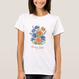 T-shirt Boutons de printemps