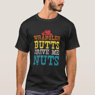 T-shirt Boutons Wrangler me conduisent Nuts Vêtements