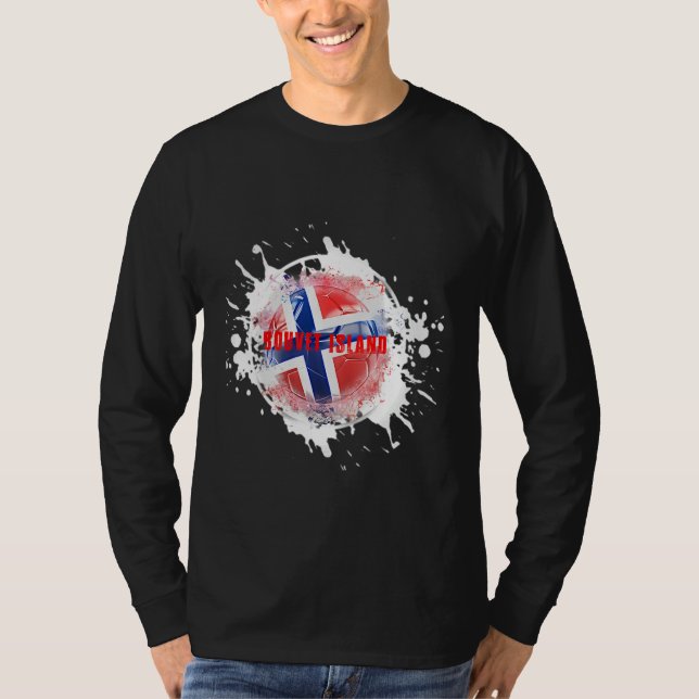 T-shirt Bouvet Island Splash (Devant)