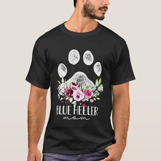 T-shirt Bouvier Australien Blue Heeler (Devant)