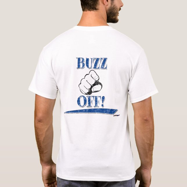T-shirt Bouzz ! Bleu - arrière (Dos)