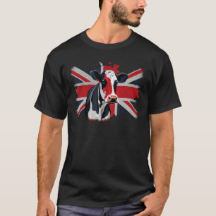 T-shirt Bovins britanniques du Royaume-Uni sur vache de Gr