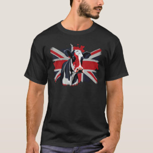 T-shirt Bovins britanniques du Royaume-Uni sur vache de Gr