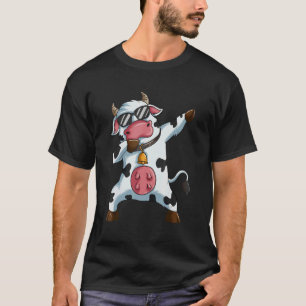 T-shirt Bovins Dab Bull Riders Vaches Agricole Dabbing Co