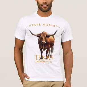 T-shirt Bovins de boucherie du Territoire du Texas