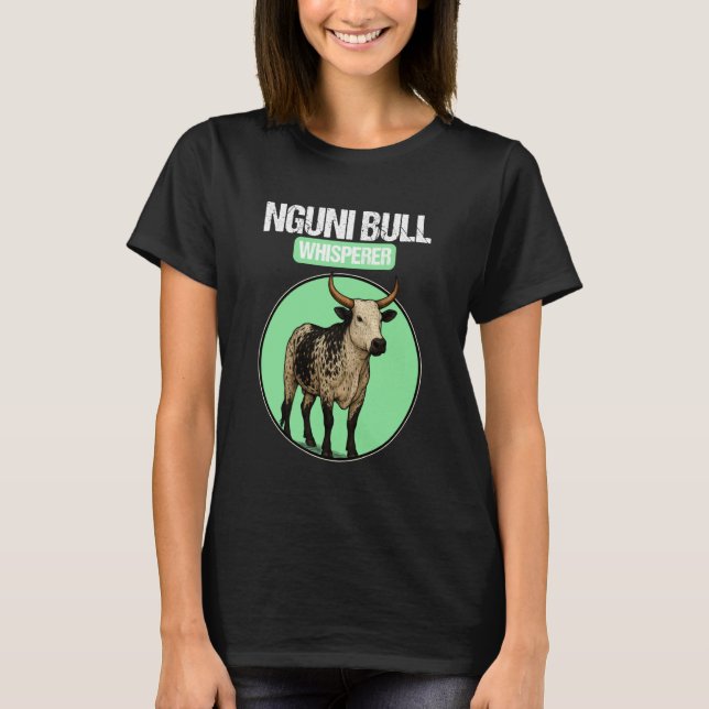 T-shirt Bovins Nguni Taureau Nguni (Devant)