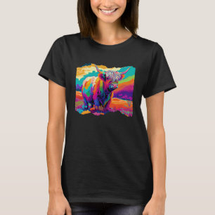 T-shirt Bovins Vache Coloré 1