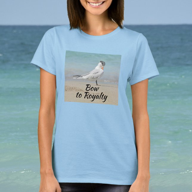 T-shirt Bow to Pourcentage Royal Tern Beachy (Créateur téléchargé)