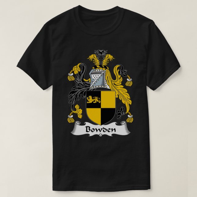 T-shirt Bowden Armoiries de la famille Crest (Design devant)